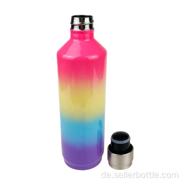 500ml Regenbogen-Isolierflasche aus Edelstahl